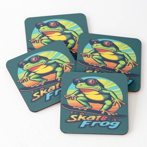 Item preview, Cool Red-Eyed Skate Frog designed and sold by BlackSheeper.