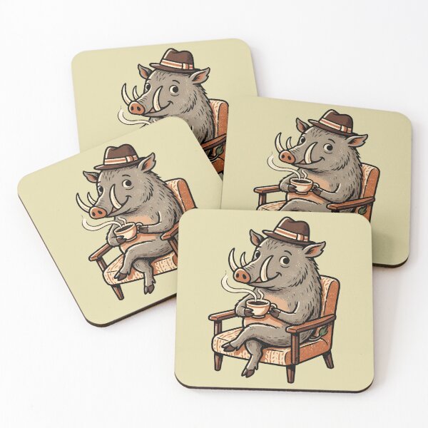 Item preview, Funny Babirusa Coffee Monday Cute Boar Coffee Addict Gift designed and sold by ronakris009.