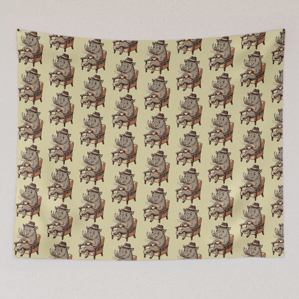 Item preview, Funny Babirusa Coffee Monday Cute Boar Coffee Addict Gift designed and sold by ronakris009.