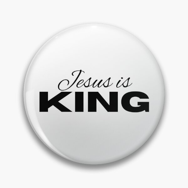 Item preview, Jesus Is King Christian Typography designed and sold by T_Globe.