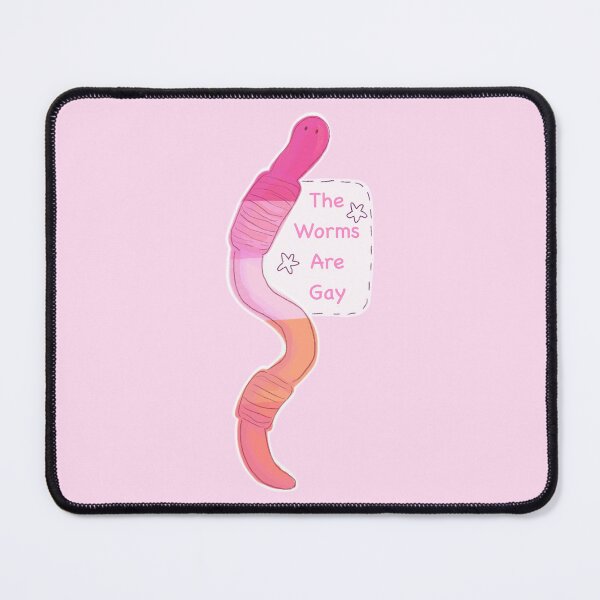 Item preview, “The Worms are Gay!” - Lesbian designed and sold by queerolive.