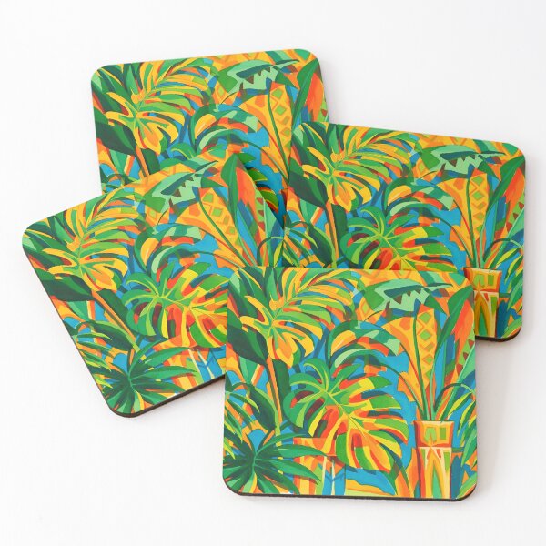 Item preview, Vibrant Geometric Tropical Canopy designed and sold by CAutumnTrapp.