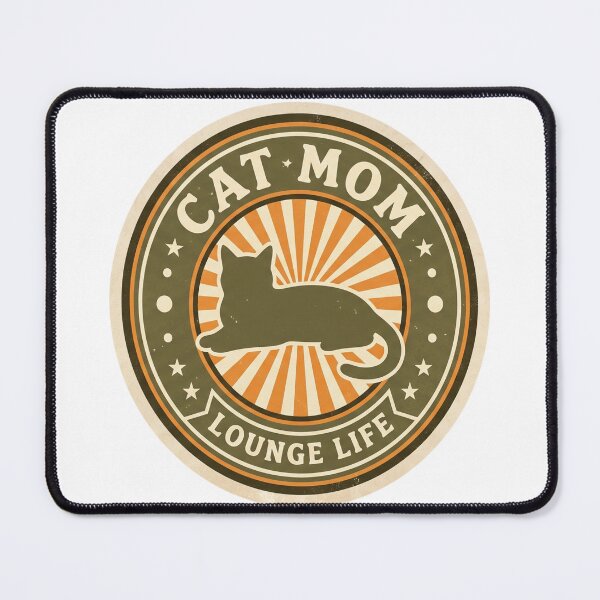 Item preview, Cat Mom Retro Vintage designed and sold by CodeDragon Designs.