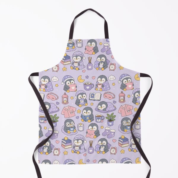 Item preview, Cute Sleepy Penguin Kawaii Pattern designed and sold by Soft Berry Studio.
