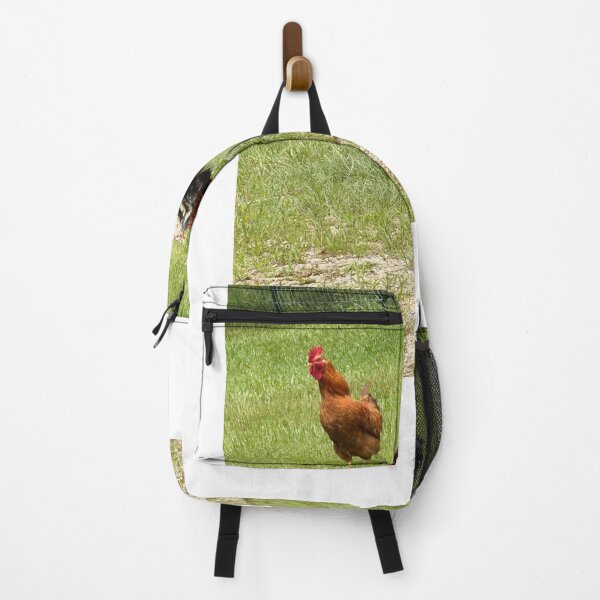 Item preview, Chickens Foraging in a Farmyard Scene. designed and sold by Pearls1.