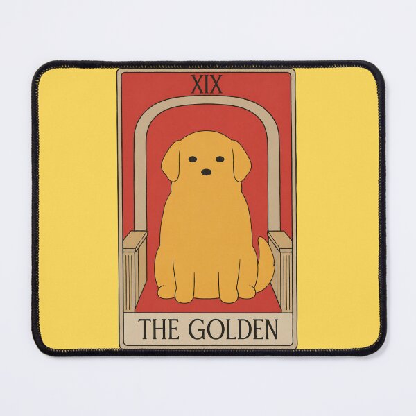 Item preview, Vintage Tarot Card The Golden Retriever Dog Wall Art designed and sold by bosamji.