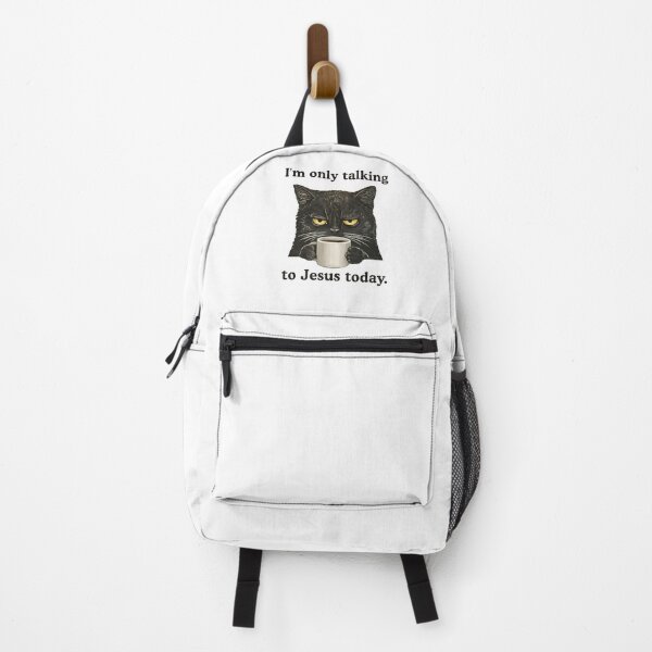 Item preview, I'm Only Talking To Jesus Today Cat designed and sold by Hedoraxe.