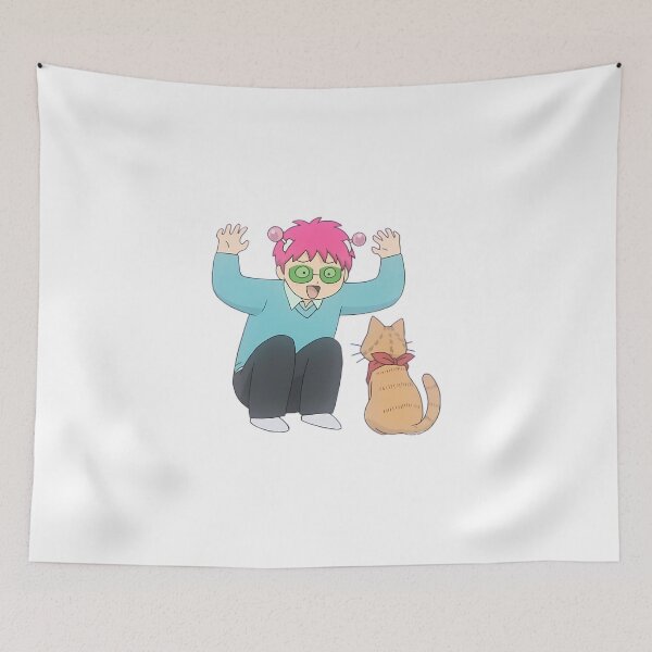 Item preview, Little Saiki With A Cat designed and sold by roderickguarda.