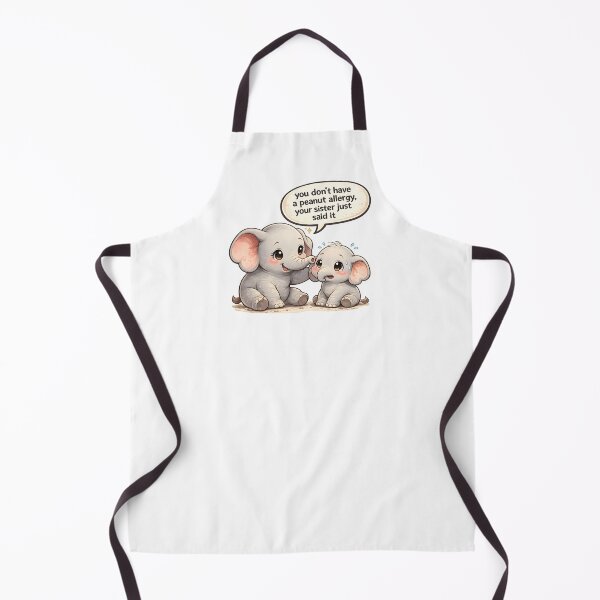 Item preview, Funny Elephant Peanut Allergy Sibling Joke designed and sold by Artmares.