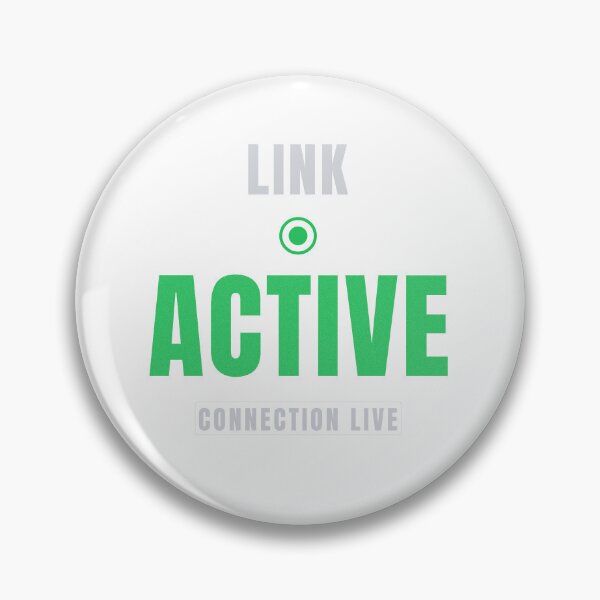 Item preview, Link Active | Premium Tech Typography Design designed and sold by HeartAndArtShop.