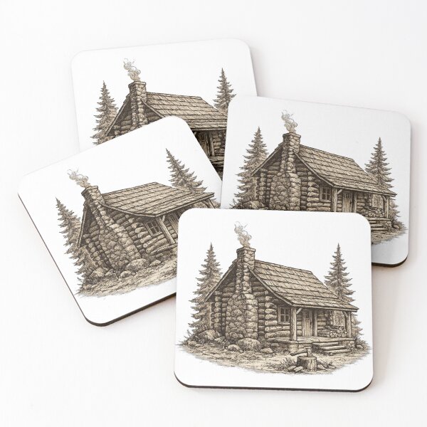 Item preview, Title Mountain Cabin Wilderness designed and sold by KrungiT Design .