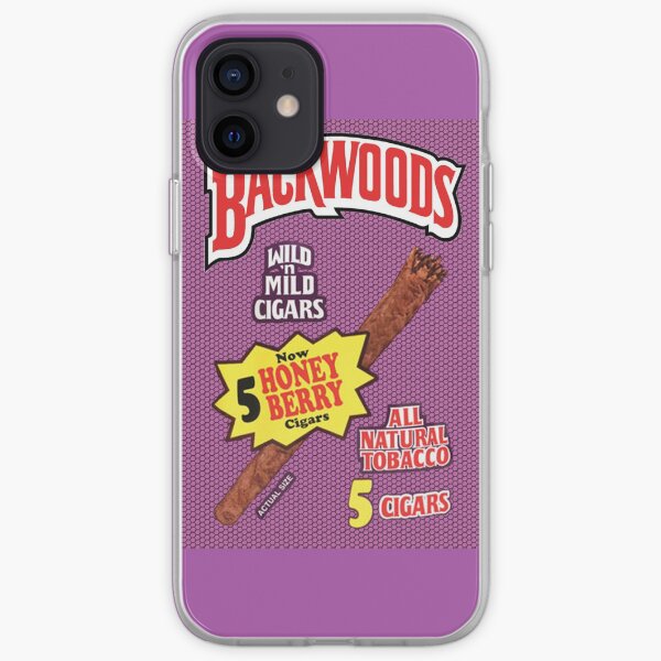 Backwoods Honey Berry Cigar Leafs iPhone Soft Case