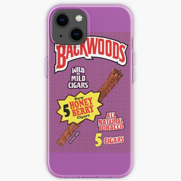 Backwoods Honey Berry Cigar Leafs iPhone Soft Case