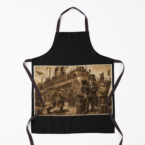 Item preview, EVERMORE966, VENI VIDI VICI- STEAMPUNK CATS, STEAMPUNK SHIP, DADDY TAKING A TRIP, SEE YA SOON! designed and sold by V3GFX.