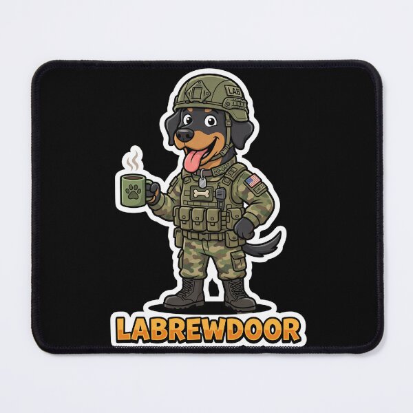 Item preview, Tactical K9 Coffee Break Cartoon designed and sold by AusWarfighters.