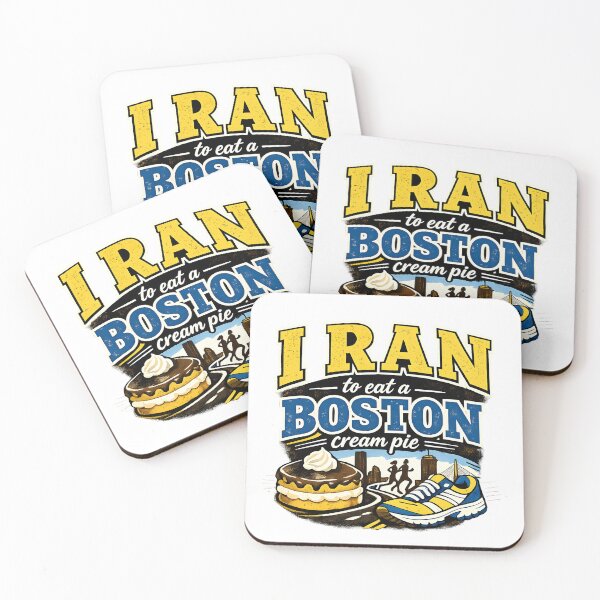 Item preview, Running Boston Cream Pie Dessert Humor designed and sold by Artmares.
