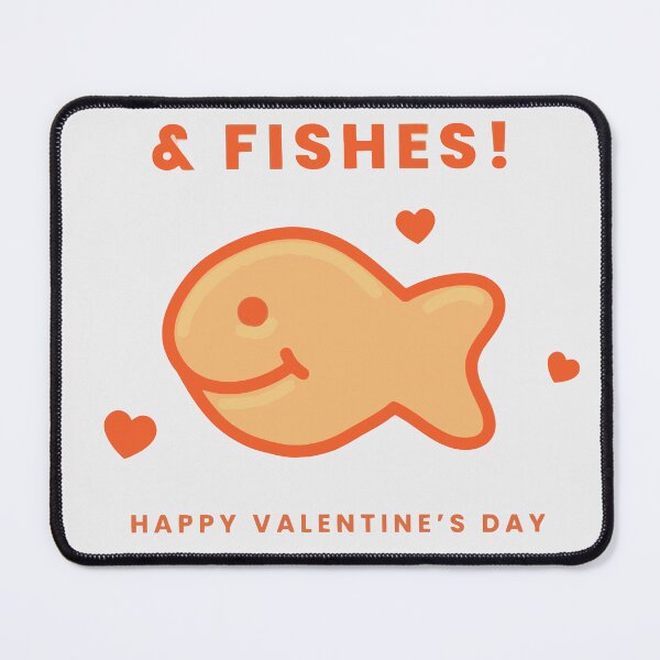 Item preview, Gold Fish - Hugs & Fishes Valentine's Days designed and sold by janniebeahan.
