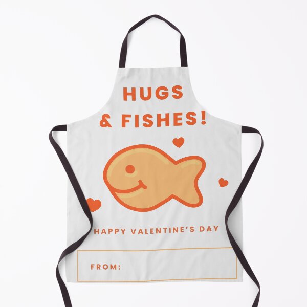 Item preview, Gold Fish - Hugs & Fishes Valentine's Days designed and sold by janniebeahan.