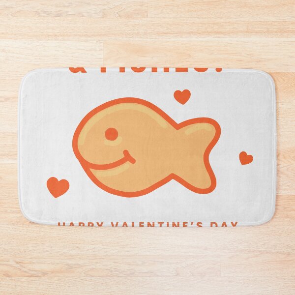 Item preview, Gold Fish - Hugs & Fishes Valentine's Days designed and sold by janniebeahan.