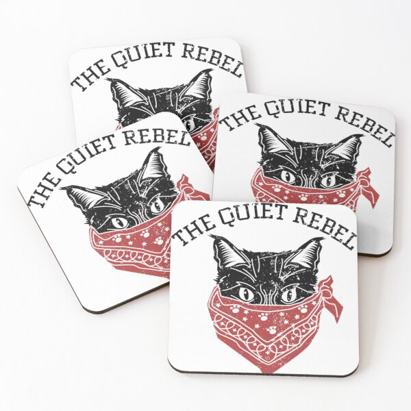 Item preview, The Quiet Rebel Bandana Cat designed and sold by Maronedgeshop.