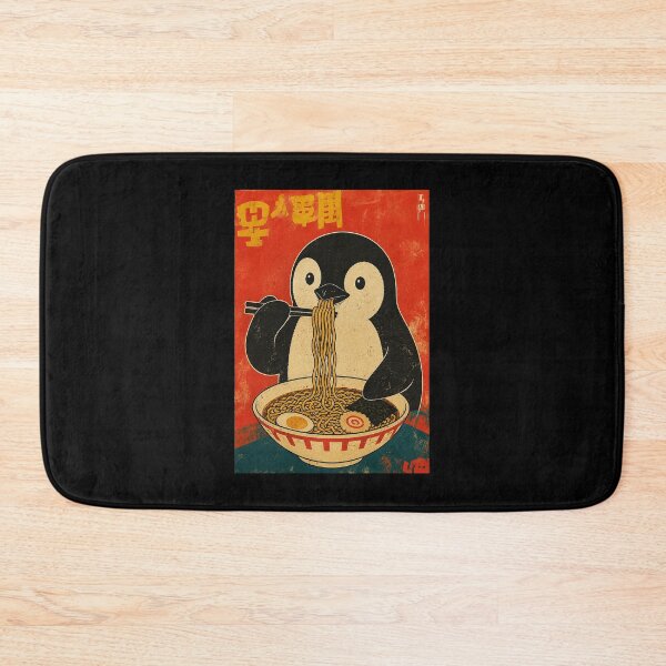 Item preview, Vintage Ramen Penguin Retro Japanese Style Noodle Lover designed and sold by ferminhays.