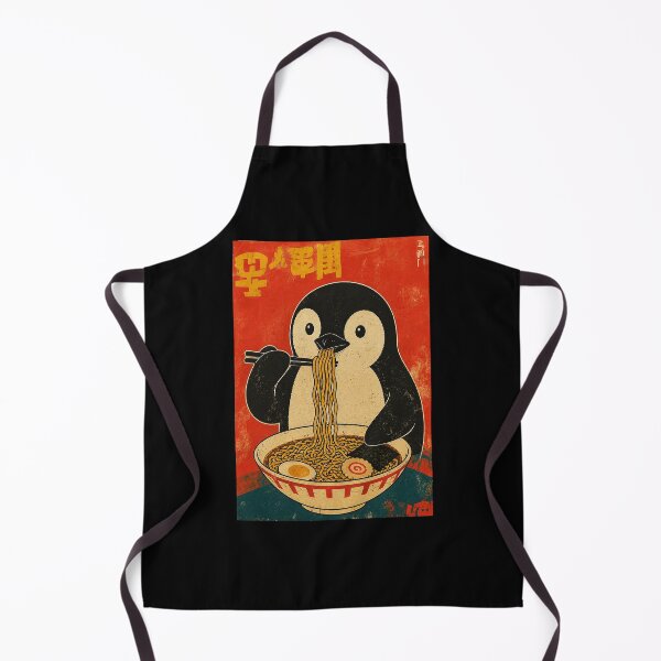 Item preview, Vintage Ramen Penguin Retro Japanese Style Noodle Lover designed and sold by ferminhays.