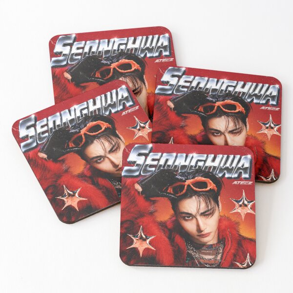 Item preview, SEONGHWA ATEEZ KPOP designed and sold by SilkPajamas.