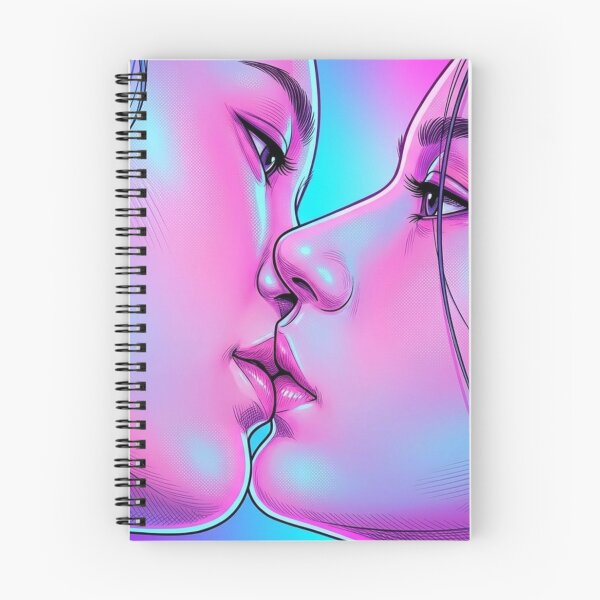Item preview, Dreamy Kiss Lom & Blew FreenBecky GL Series Lgbtq+ WLW Decor Poster Print Art Comic Saying  designed and sold by Mind Space.