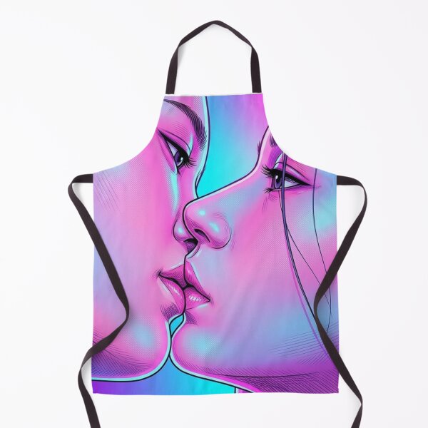 Item preview, Dreamy Kiss Lom & Blew FreenBecky GL Series Lgbtq+ WLW Decor Poster Print Art Comic Saying designed and sold by Mind Space.