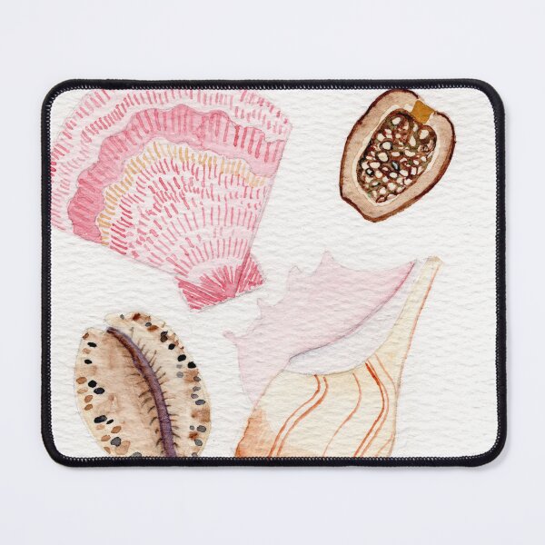 Item preview, Watercolor of four seashells designed and sold by KPierceArt.