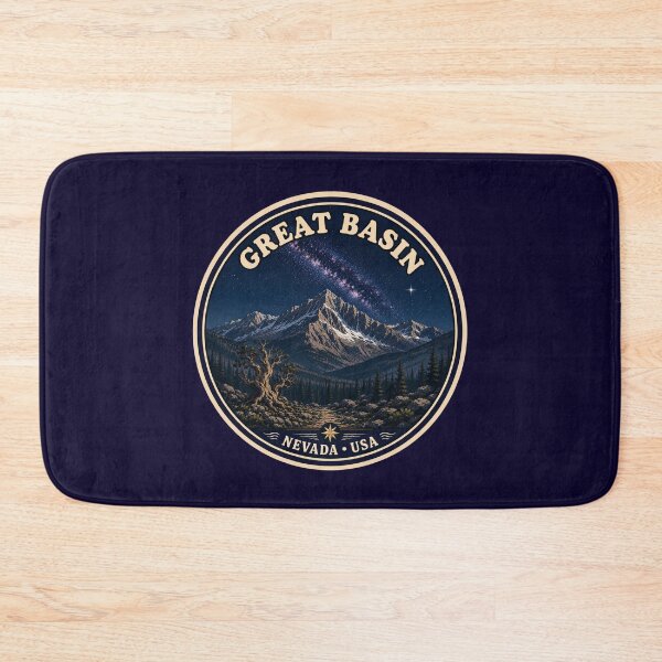 Item preview, Great Basin National Park Night Sky Badge | Wheeler Peak, Bristlecone Pine Bigfoot designed and sold by Swanny's Custom T-shirt and Gift Designs.