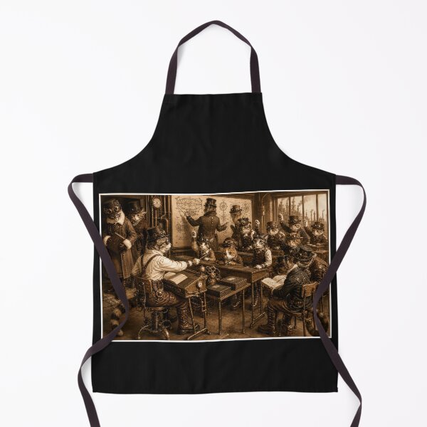 Item preview, EVERMORE966, VENI VIDI VICI- STEAMPUNK CATS, STEAM SCHOOL LEARNING, RAISE YER PAWS! designed and sold by V3GFX.