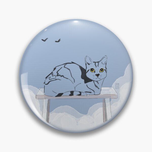 Item preview, Cat sitting on bench designed and sold by iblushay.