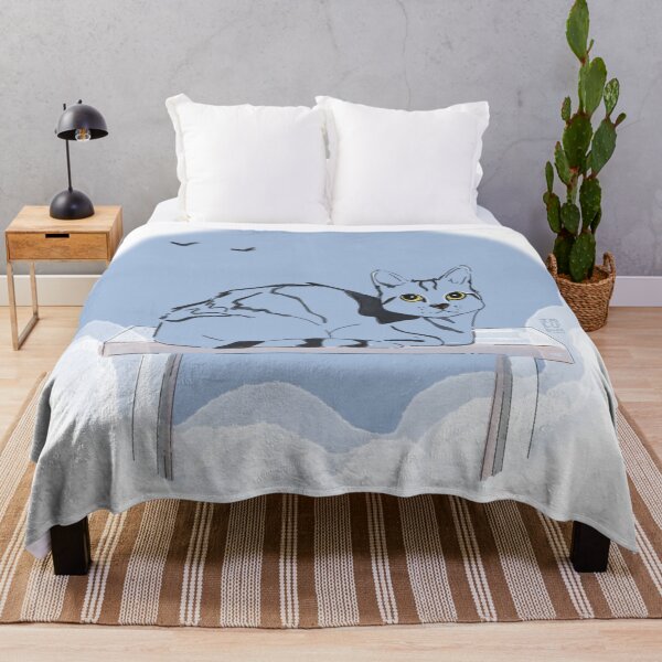 Item preview, Cat sitting on bench designed and sold by iblushay.