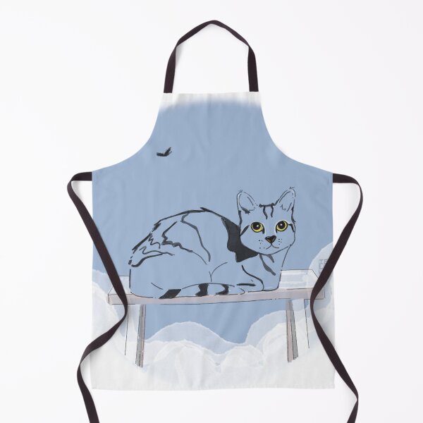 Item preview, Cat sitting on bench designed and sold by iblushay.