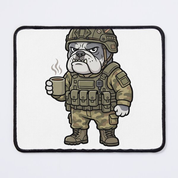 Item preview, Tactical Bulldog Coffee Break Cartoon designed and sold by AusWarfighters.