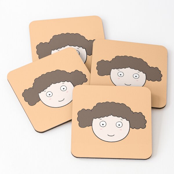 Item preview, Cute Curly Hair Girl Cartoon Character Illustration designed and sold by ubborn.