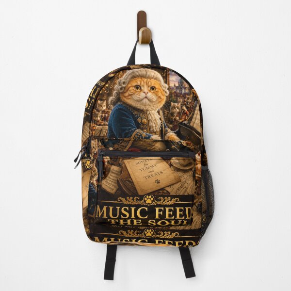 Item preview, Music Feeds The Soul Snacks Keep It In Tune Meowzart Gingerboi Daydreamscapes designed and sold by Mindworx21.