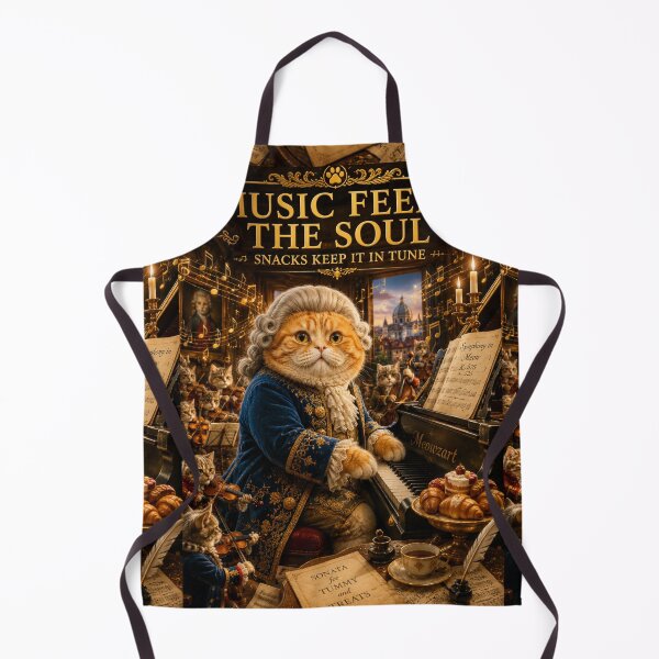 Item preview, Music Feeds The Soul Snacks Keep It In Tune Meowzart Gingerboi Daydreamscapes designed and sold by Mindworx21.