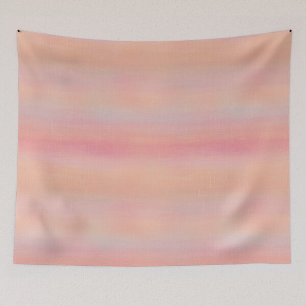 Item preview, Colorful orange shades Ombre dreamy summer sunset gradient linen textured designed and sold by PrettywithColor.