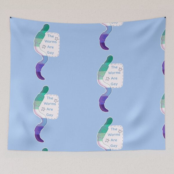 Item preview, “The Worms are Gay!” - gay designed and sold by queerolive.
