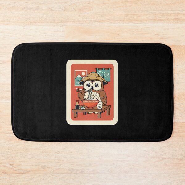 Item preview, Wise Owl Noodle Dinner Retro Japanese Cozy Animal designed and sold by JordynLadukeg65.