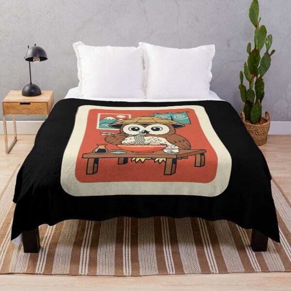 Item preview, Wise Owl Noodle Dinner Retro Japanese Cozy Animal designed and sold by JordynLadukeg65.