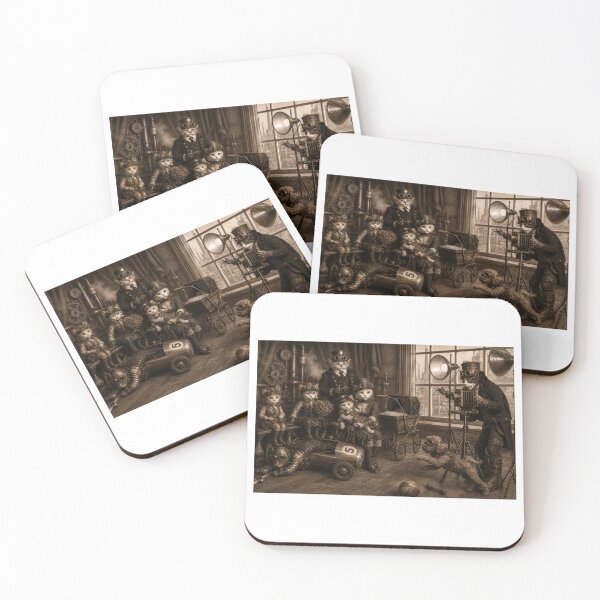 Item preview,   EVERMORE966, VENI VIDI VICI- STEAMPUNK CATS, STEAMPUNK PHOTOGRAPHER, FAMILY PORTRAIT designed and sold by V3GFX.