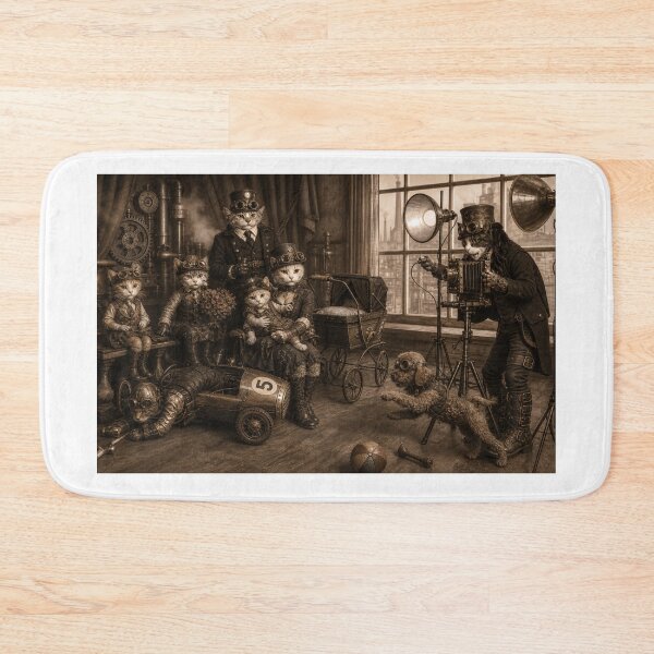 Item preview,   EVERMORE966, VENI VIDI VICI- STEAMPUNK CATS, STEAMPUNK PHOTOGRAPHER, FAMILY PORTRAIT designed and sold by V3GFX.