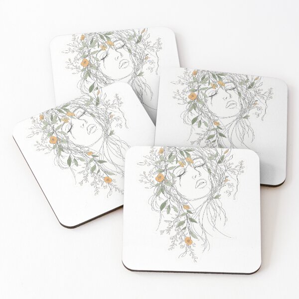 Item preview, Wildflower dreamer woman expression designed and sold by RupacDesign.