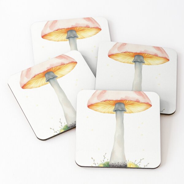 Item preview, Magical Watercolor Mushroom Forest Core Art designed and sold by Vida e Arte.