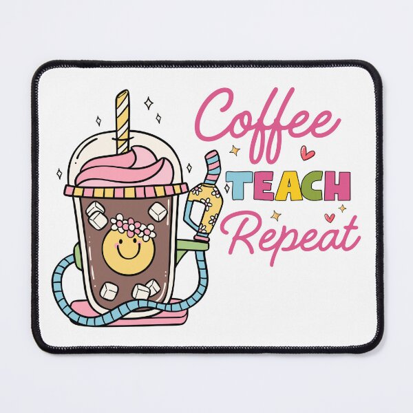 Item preview, Coffee Teach Repeat Funny Teacher Coffee Lover designed and sold by thebest-2studio.