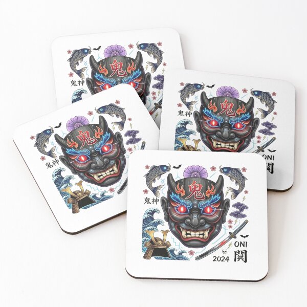 Item preview, Samurai Demon Mask designed and sold by PixelStyle Studio.