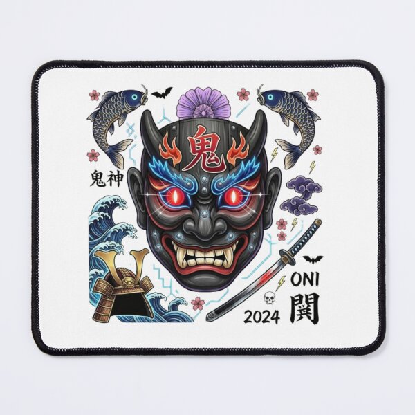 Item preview, Samurai Demon Mask designed and sold by PixelStyle Studio.